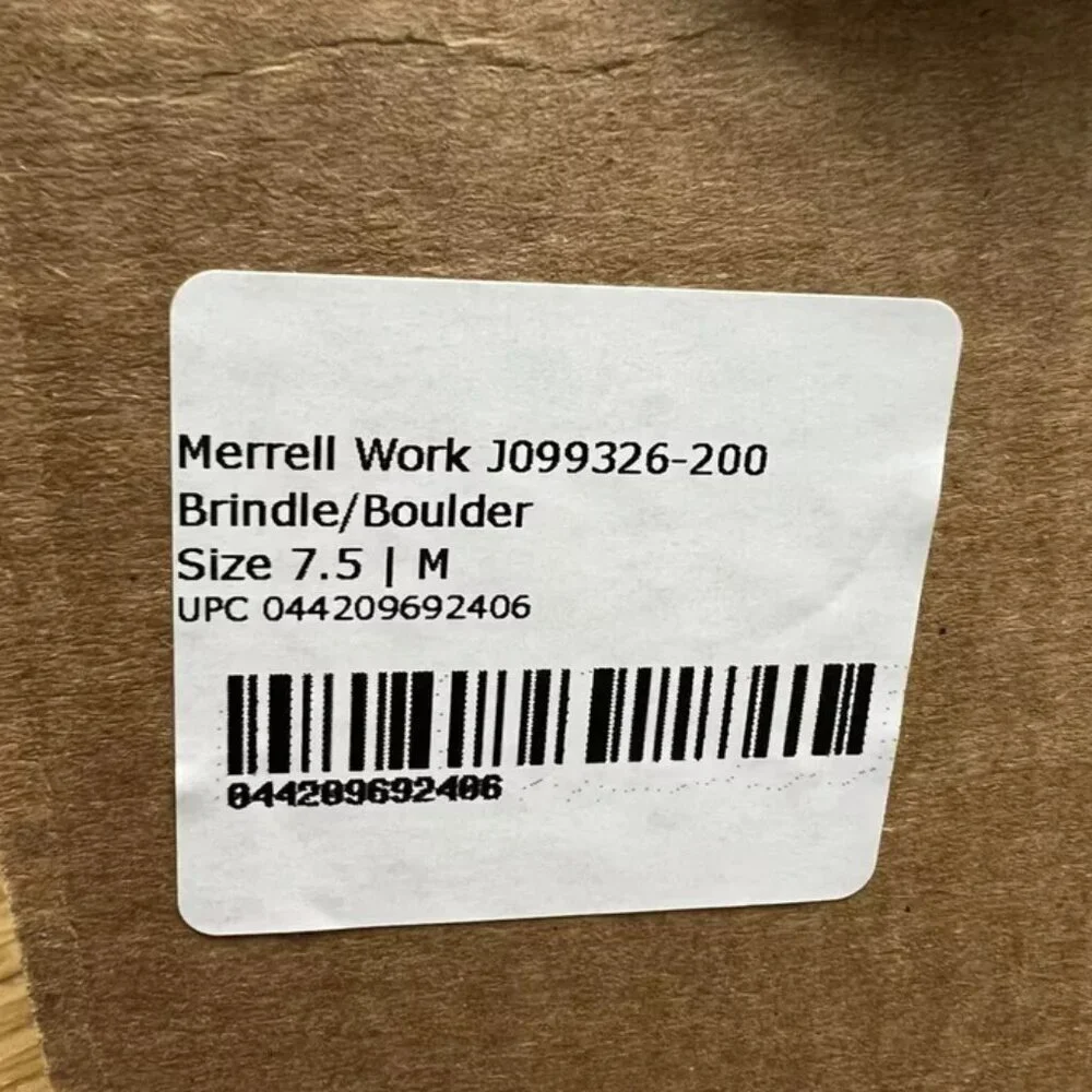 Merrell Women's Siren Alloy Toe Work Boots, Size 7.5 M